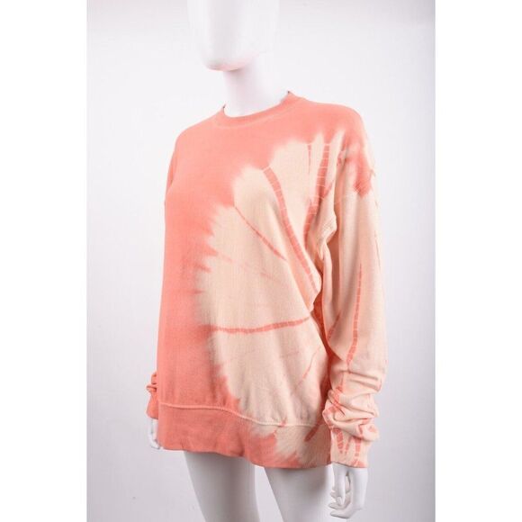 Proenza Schouler White Label Womans Sweatshirt Tie Dye Pink Salmon Size S NWT - Picture 3 of 6